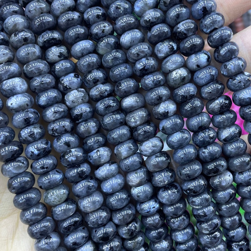 Jewelry Making Amazon - خرز حجر طبيعي مستدير ملون بأبعاد