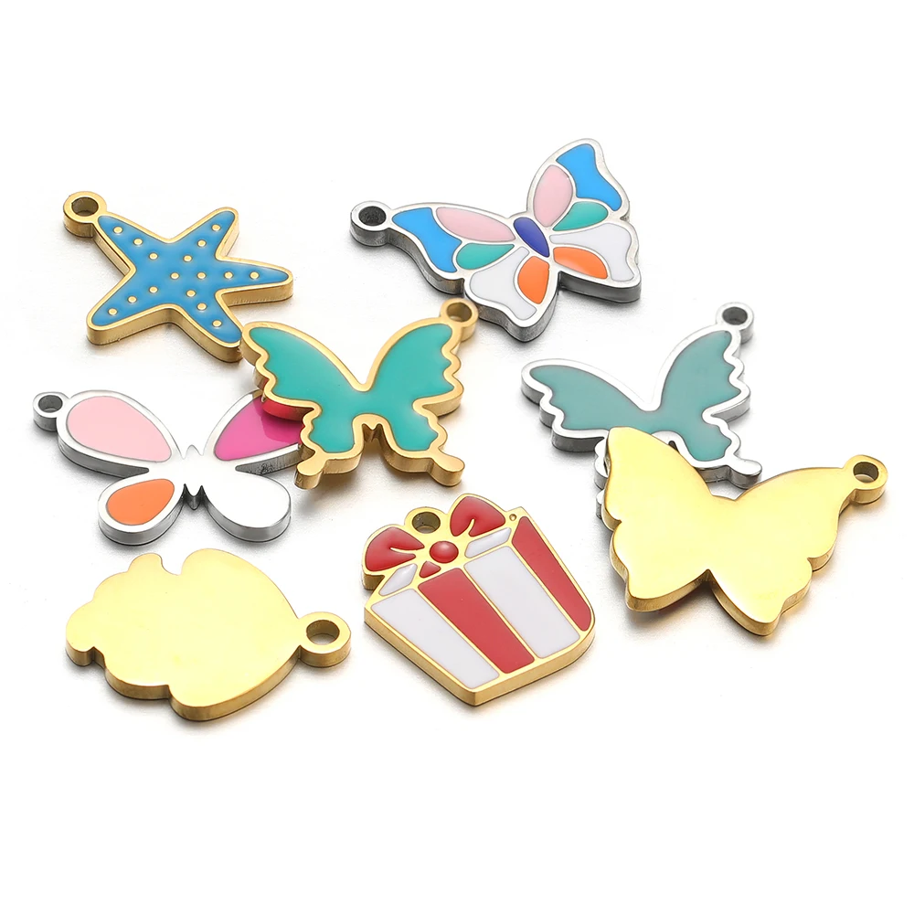 Jewelry Making For 5 Year Old - 5 قطع الفولاذ المقاوم للصدأ ستار