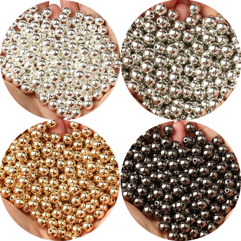 Jewelry Making Silver - 3/4/6/8/10/12 مللي متر خزر عازل مستدير