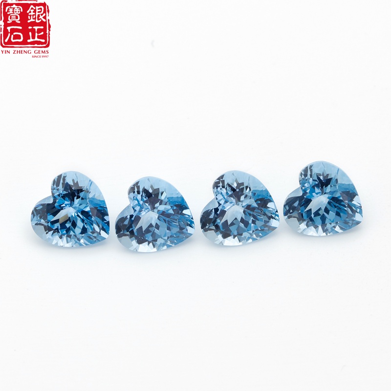 حجر سبينل أزرق فاتح على شكل قل - مراجعة Jewelry Making Light وسعره