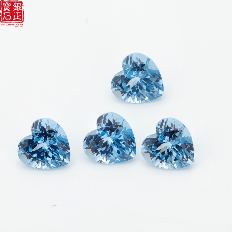 حجر سبينل أزرق فاتح على شكل قل - مراجعة Jewelry Making Light وسعره