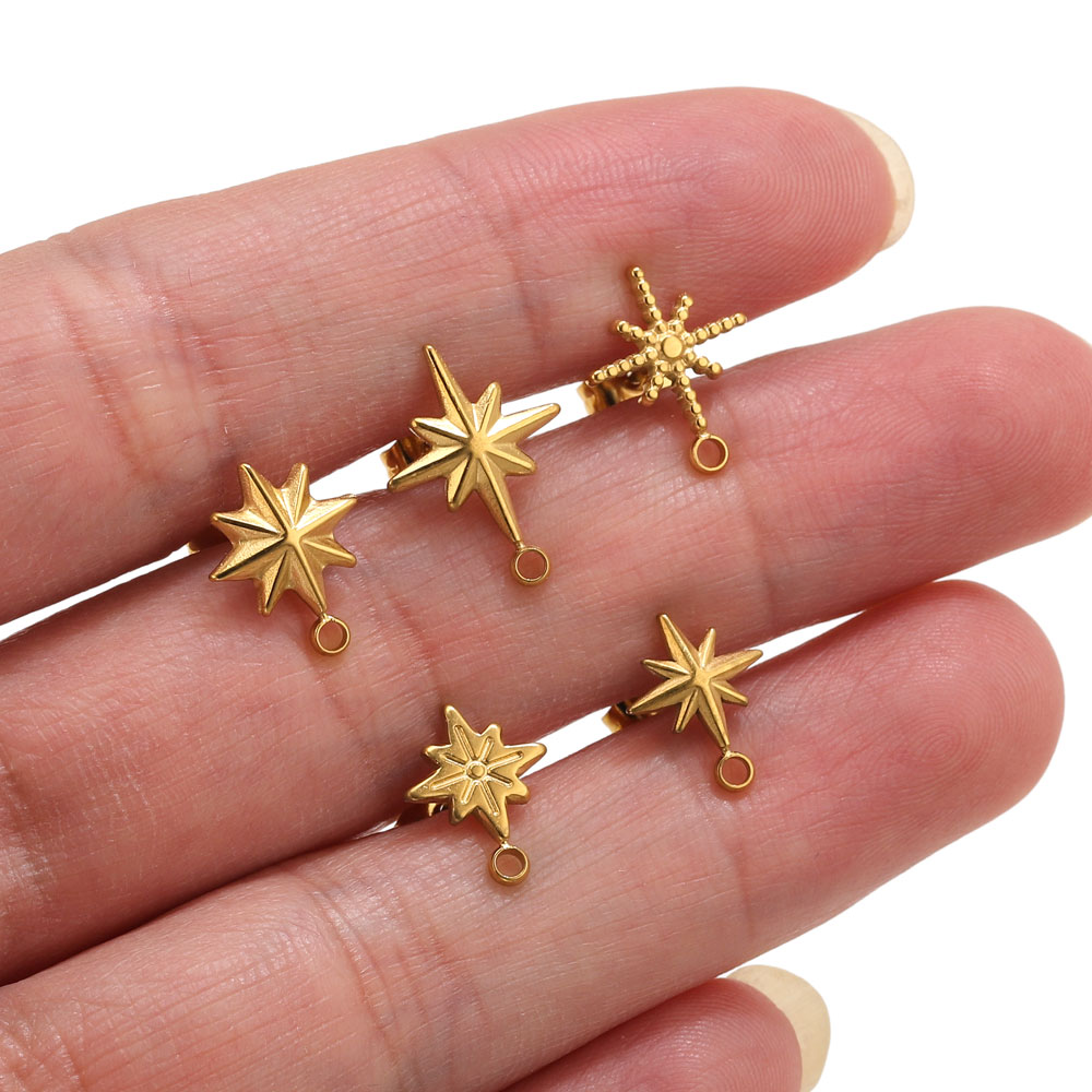 6 قطع من أقراط النجوم المصنوعة - مراجعة Jewelry Making Tutorials وسعره