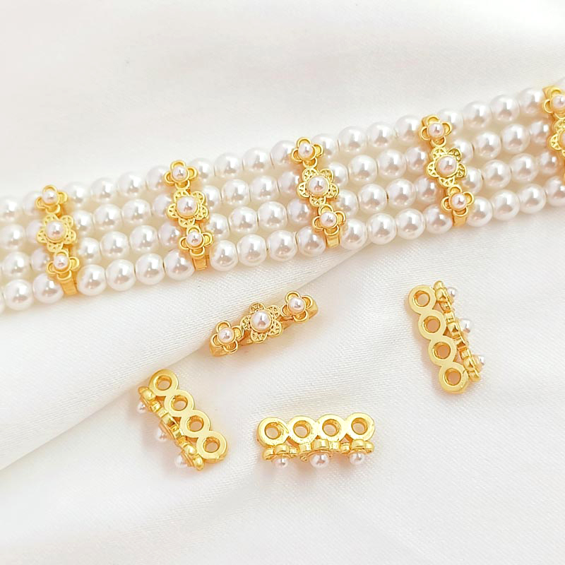 5 قطع الدمية الذهب أربعة حفرة  - مراجعة Jewelry Making For Dummies وسعره