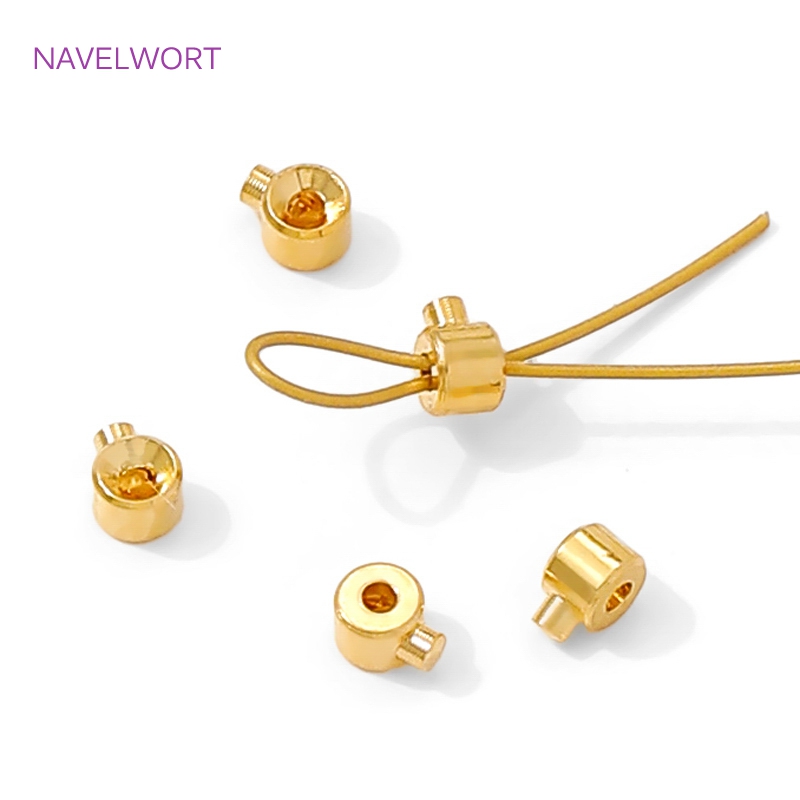 خرز دائري مطلي بالذهب عيار 18  - مراجعة Jewelry Making Light وسعره