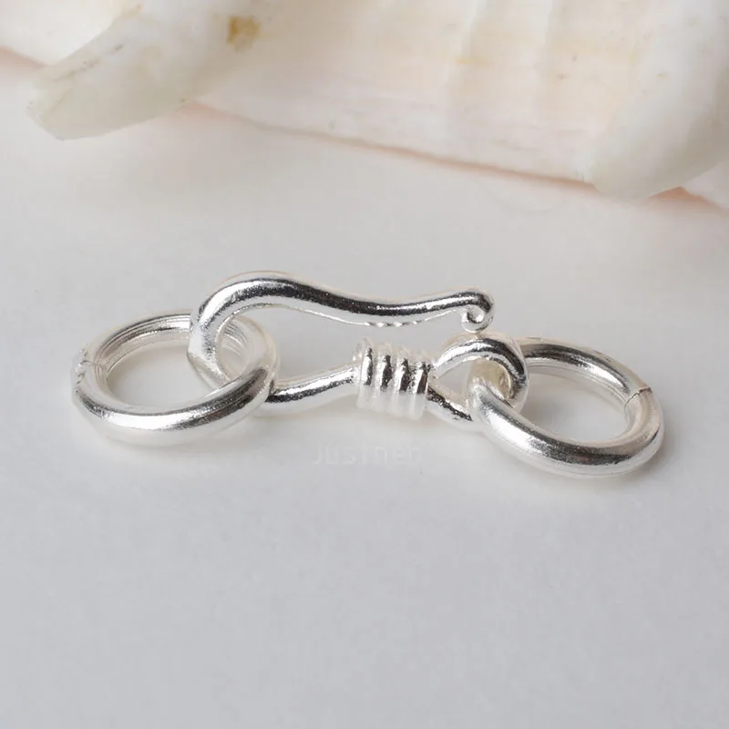 مشبك على شكل حرف S من الفضة ال - مراجعة Jewelry Making Silver وسعره